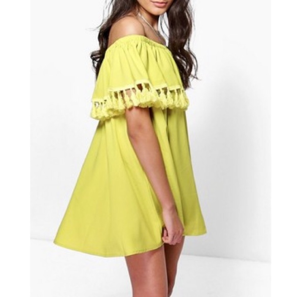 Off the shoulder dress